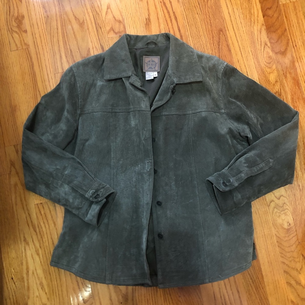 Vintage 100% suede leather Jacket